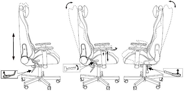 Кресло игровое Knight Rampart