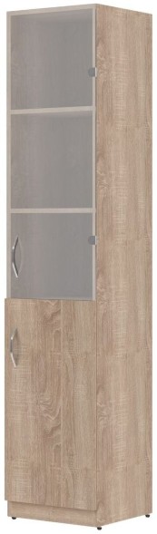 Шкаф колонка комбинированая SR-5U.2(R) Дуб Сонома светлый 386х375х1815