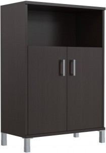 Шкаф средний с глухими малыми дверьми B 420.2 Венге Магия 900х450х1286