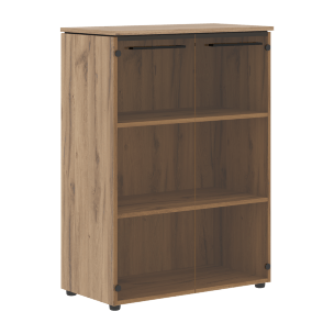 Шкаф со стеклянными дверьми MMC 85.2 854х423х1188 MORRIS TREND