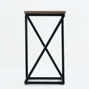 Кресло барное Barneo N-304 шпон массив